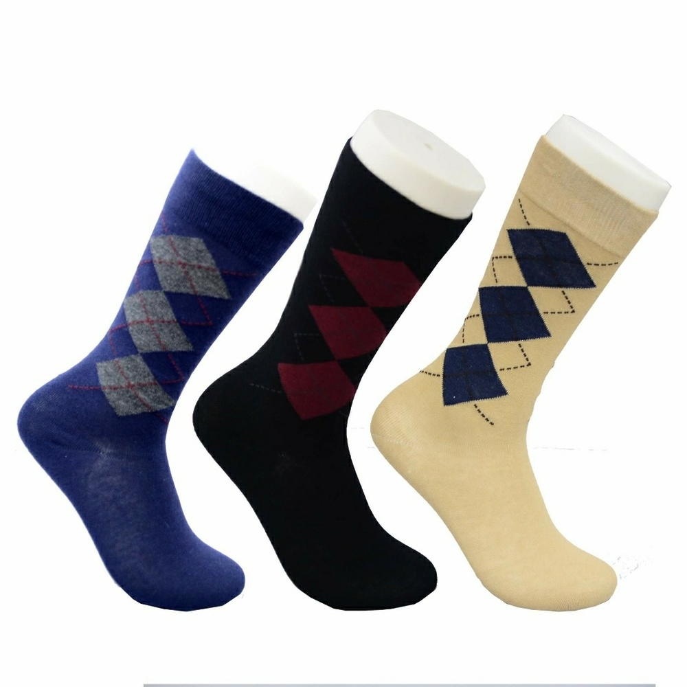 Men's Crew Dress Socks (6 PACK)